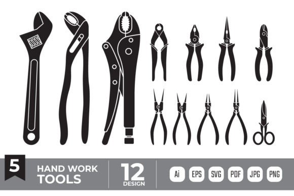 Download Hand Work Tools Vector Bundle - Premium Resources