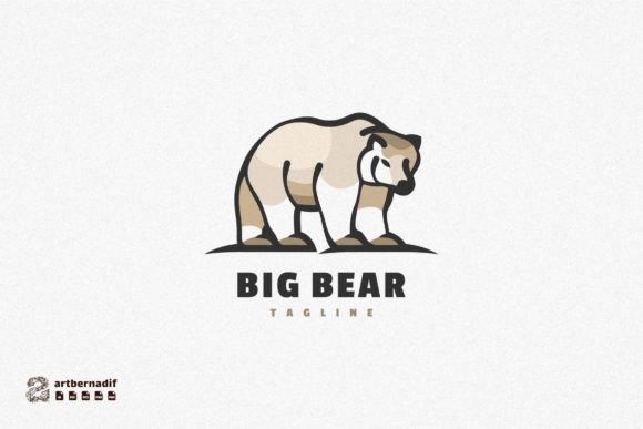 Download Bear Line Art Mascot Logo - Line art Collection