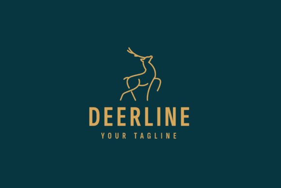 Download Deer Line Art Logo Illustration - Line art Collection
